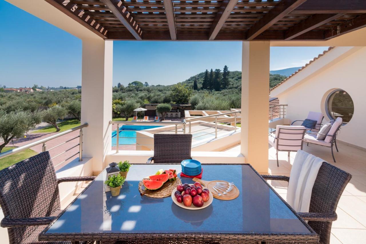 Astarte Villas - Istar Villa With Tennis Court Makhairadhon Экстерьер фото