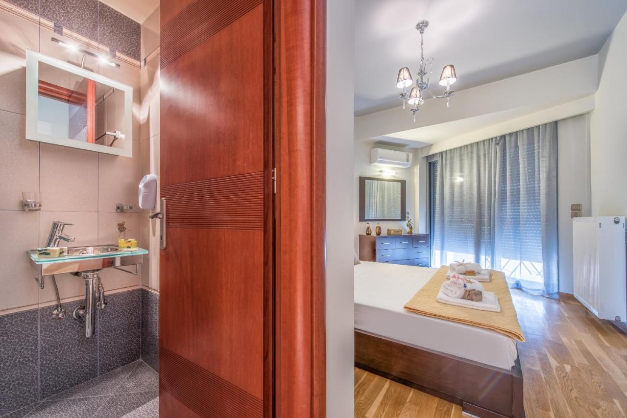 Astarte Villas - Istar Villa With Tennis Court Makhairadhon Экстерьер фото