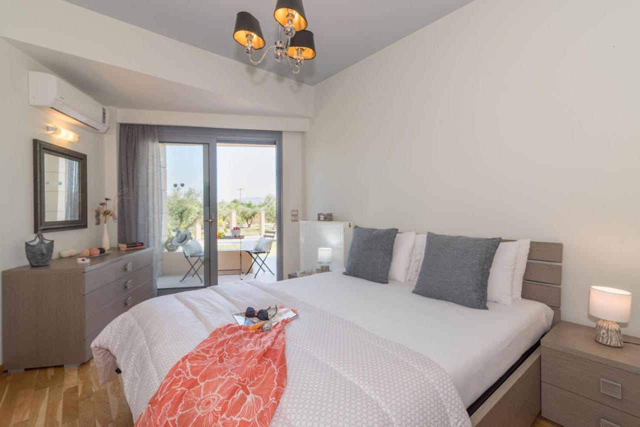 Astarte Villas - Istar Villa With Tennis Court Makhairadhon Экстерьер фото
