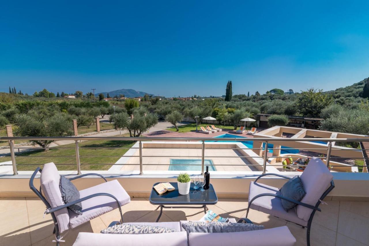 Astarte Villas - Istar Villa With Tennis Court Makhairadhon Экстерьер фото
