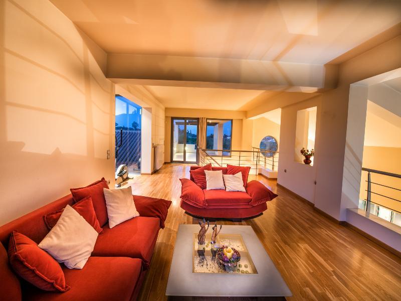 Astarte Villas - Istar Villa With Tennis Court Makhairadhon Экстерьер фото